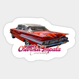 1960 Chevrolet Impala Convertible Sticker